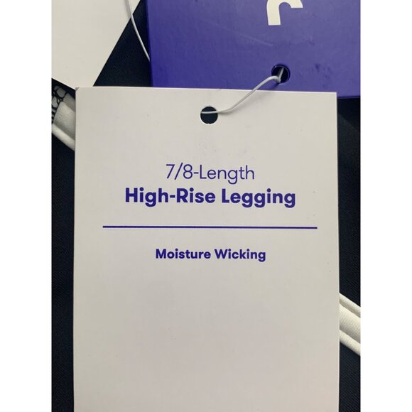 JoyLab Junior Black Activewear High-Rise Moisture-Wicking Leggings Size Large - Picture 6 of 7